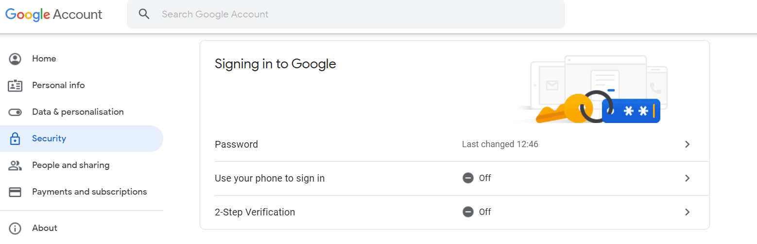 2 Step Verification